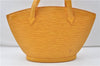 Authentic Louis Vuitton Epi Saint Jacques Hand Bag Yellow M52279 LV 4969D