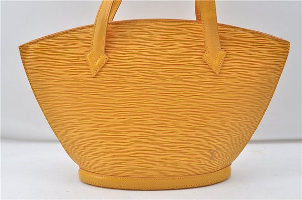 Authentic Louis Vuitton Epi Saint Jacques Hand Bag Yellow M52279 LV 4969D