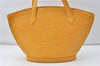 Authentic Louis Vuitton Epi Saint Jacques Hand Bag Yellow M52279 LV 4969D