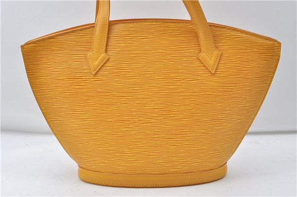 Authentic Louis Vuitton Epi Saint Jacques Hand Bag Yellow M52279 LV 4969D