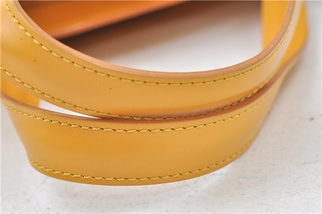 Authentic Louis Vuitton Epi Saint Jacques Hand Bag Yellow M52279 LV 4969D