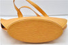 Authentic Louis Vuitton Epi Saint Jacques Hand Bag Yellow M52279 LV 4969D