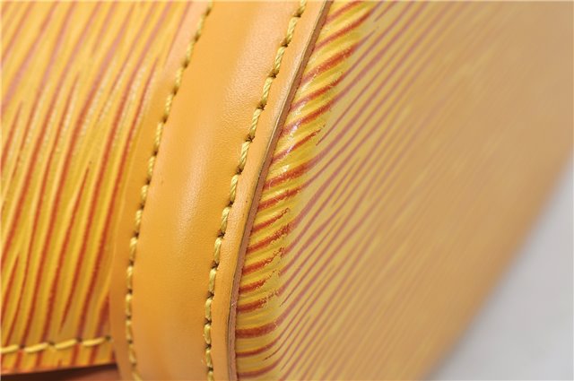 Authentic Louis Vuitton Epi Saint Jacques Hand Bag Yellow M52279 LV 4969D