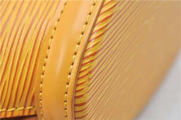 Authentic Louis Vuitton Epi Saint Jacques Hand Bag Yellow M52279 LV 4969D