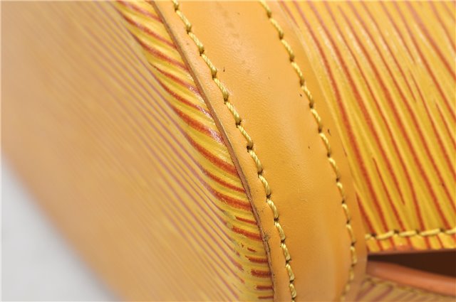 Authentic Louis Vuitton Epi Saint Jacques Hand Bag Yellow M52279 LV 4969D