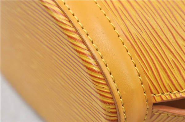 Authentic Louis Vuitton Epi Saint Jacques Hand Bag Yellow M52279 LV 4969D