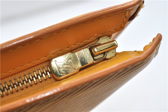 Authentic Louis Vuitton Epi Saint Jacques Hand Bag Yellow M52279 LV 4969D