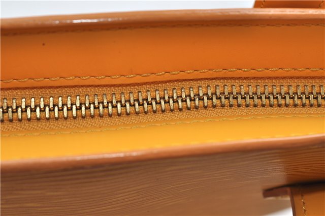 Authentic Louis Vuitton Epi Saint Jacques Hand Bag Yellow M52279 LV 4969D