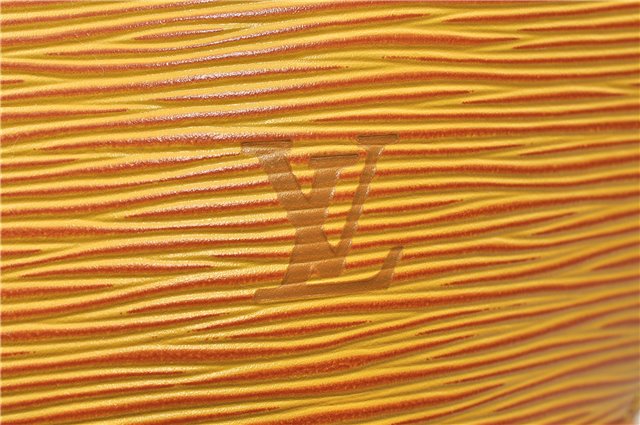 Authentic Louis Vuitton Epi Saint Jacques Hand Bag Yellow M52279 LV 4969D