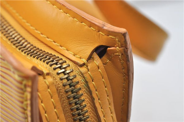 Authentic Louis Vuitton Epi Saint Jacques Hand Bag Yellow M52279 LV 4969D