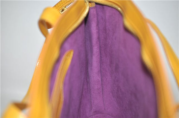 Authentic Louis Vuitton Epi Saint Jacques Hand Bag Yellow M52279 LV 4969D