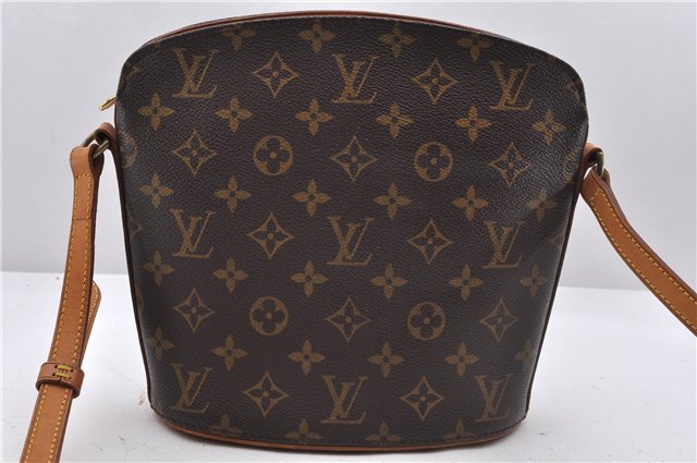 Authentic Louis Vuitton Monogram Drouot Shoulder Cross Body Bag M51290 LV 4970D