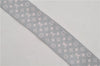 Authentic Louis Vuitton Bandeaux Monogram Padlock Pattern Scarf Silk Gray 4970F