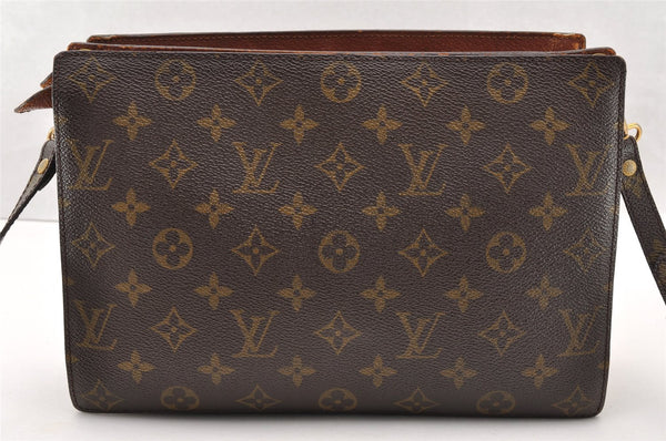 Authentic Louis Vuitton Monogram Enghien Shoulder Cross Bag M51205 LV Junk 4971I