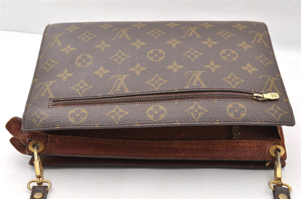 Authentic Louis Vuitton Monogram Enghien Shoulder Cross Bag M51205 LV Junk 4971I
