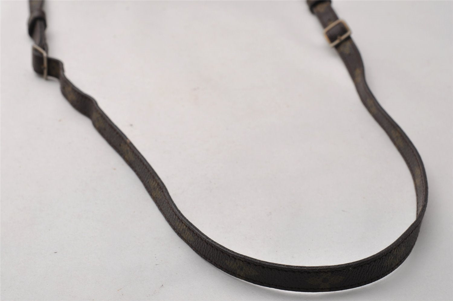 Authentic Louis Vuitton Monogram Enghien Shoulder Cross Bag M51205 LV Junk 4971I