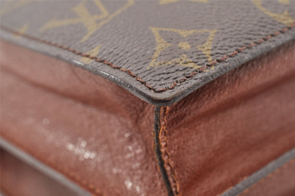 Authentic Louis Vuitton Monogram Enghien Shoulder Cross Bag M51205 LV Junk 4971I