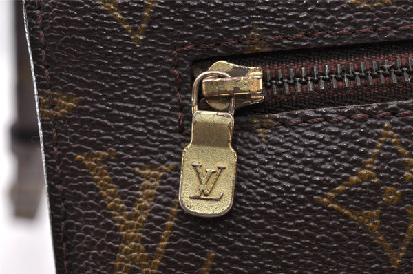 Authentic Louis Vuitton Monogram Enghien Shoulder Cross Bag M51205 LV Junk 4971I