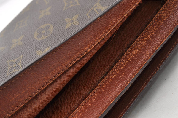 Authentic Louis Vuitton Monogram Enghien Shoulder Cross Bag M51205 LV Junk 4971I