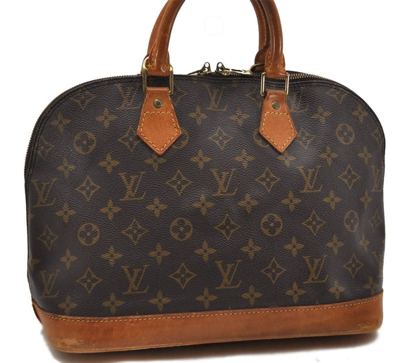 Authentic Louis Vuitton Monogram Alma Hand Bag M51130 LV 4972D