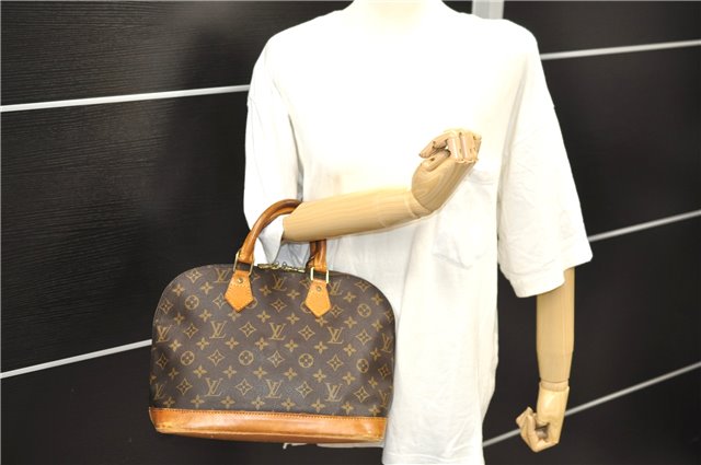 Authentic Louis Vuitton Monogram Alma Hand Bag M51130 LV 4972D