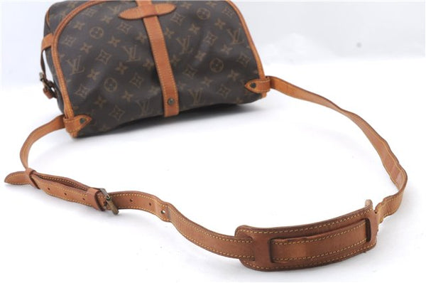 Auth LOUIS VUITTON Monogram Saumur 30 Shoulder Cross Body Bag M42256 LV 4973C