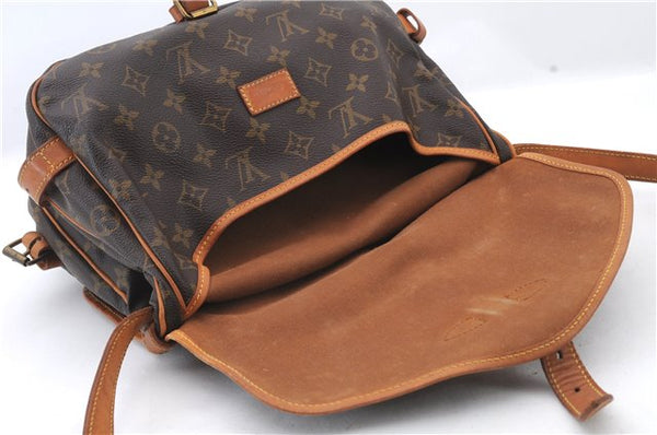 Auth LOUIS VUITTON Monogram Saumur 30 Shoulder Cross Body Bag M42256 LV 4973C