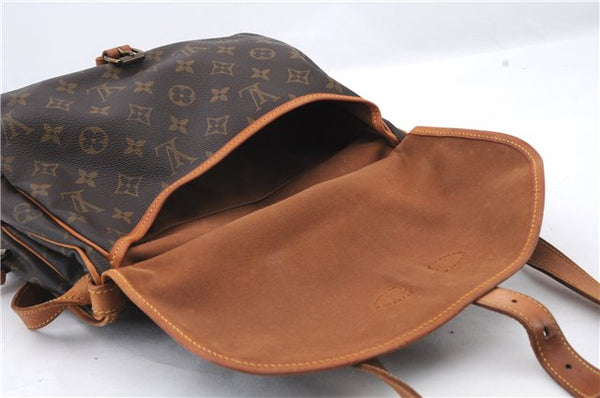 Auth LOUIS VUITTON Monogram Saumur 30 Shoulder Cross Body Bag M42256 LV 4973C