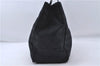 Authentic CHANEL New Travel Line Shoulder Hand Bag Nylon Leather Black 4973D