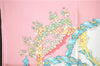 Authentic HERMES Carre 90 Scarf "LE SACRE DU PRINTEMPS" Silk Pink 4973F