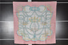 Authentic HERMES Carre 90 Scarf "LE SACRE DU PRINTEMPS" Silk Pink 4973F