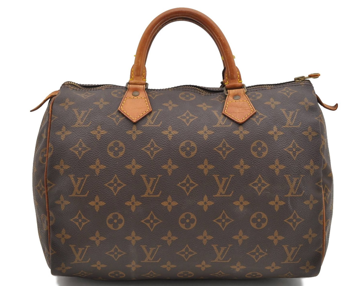 Authentic Louis Vuitton Monogram Speedy 30 Hand Boston Bag M41526 LV 4976D
