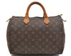 Authentic Louis Vuitton Monogram Speedy 30 Hand Boston Bag M41526 LV 4976D