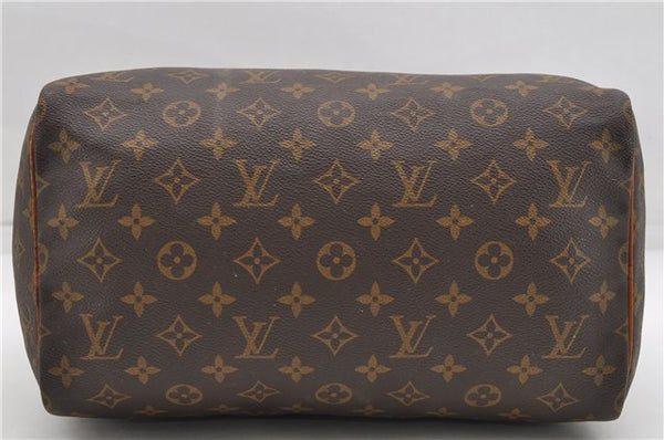 Authentic Louis Vuitton Monogram Speedy 30 Hand Boston Bag M41526 LV 4976D