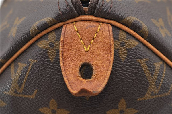 Authentic Louis Vuitton Monogram Speedy 30 Hand Boston Bag M41526 LV 4976D