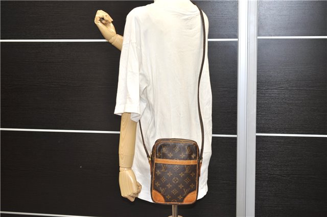 Authentic Louis Vuitton Monogram Danube Shoulder Cross Body Bag M45266 LV 4977D