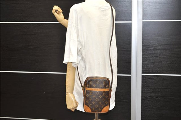 Authentic Louis Vuitton Monogram Danube Shoulder Cross Body Bag M45266 LV 4977D
