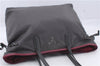 Authentic PRADA Nylon Leather Shoulder Tote Bag Gray Pink 4980D