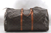 Authentic Louis Vuitton Monogram Keepall 55 Boston Bag Old Model LV Junk 4980I
