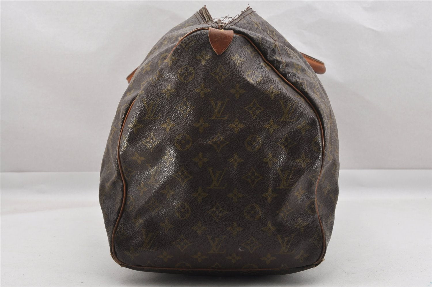 Authentic Louis Vuitton Monogram Keepall 55 Boston Bag Old Model LV Junk 4980I
