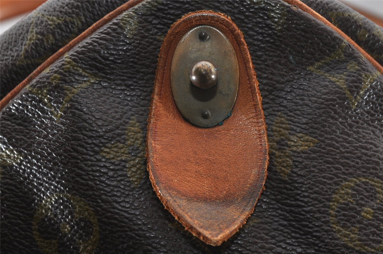 Authentic Louis Vuitton Monogram Keepall 55 Boston Bag Old Model LV Junk 4980I