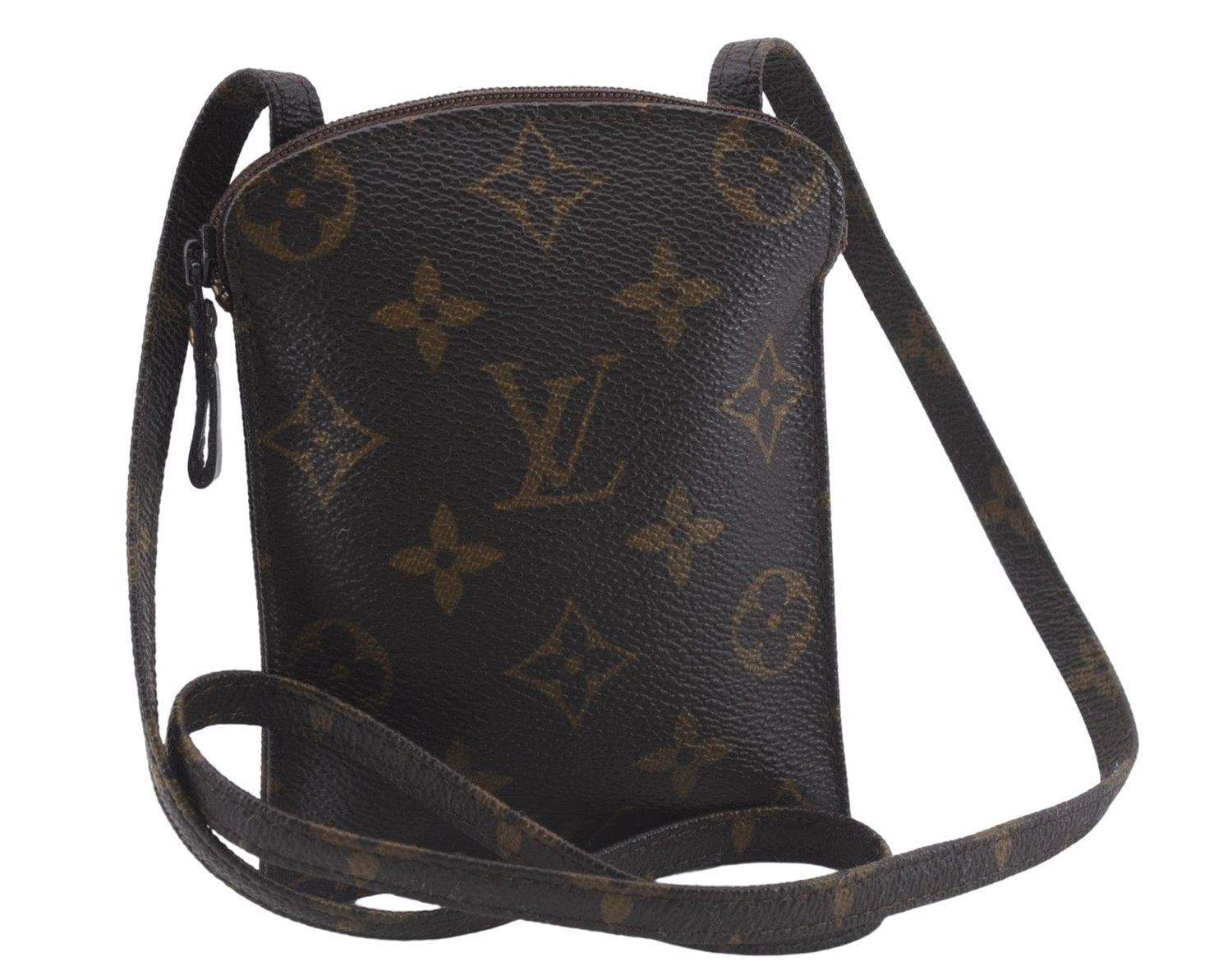 Auth Louis Vuitton Monogram Pochette Secret Shoulder Bag Pouch M45484 LV 4981D