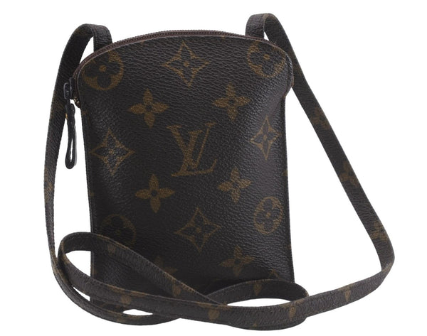 Auth Louis Vuitton Monogram Pochette Secret Shoulder Bag Pouch M45484 LV 4981D