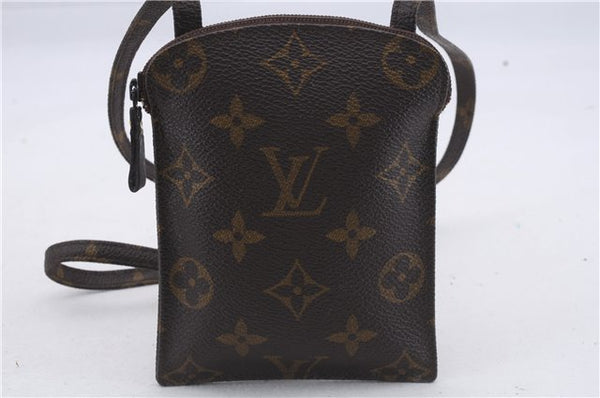 Auth Louis Vuitton Monogram Pochette Secret Shoulder Bag Pouch M45484 LV 4981D