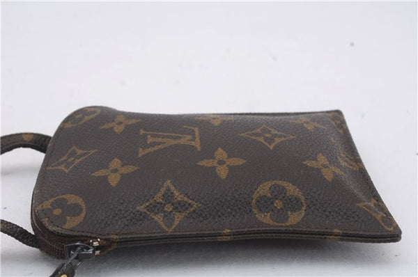 Auth Louis Vuitton Monogram Pochette Secret Shoulder Bag Pouch M45484 LV 4981D