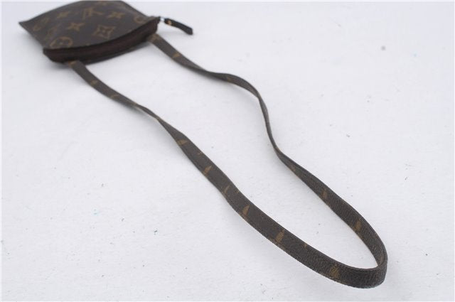 Auth Louis Vuitton Monogram Pochette Secret Shoulder Bag Pouch M45484 LV 4981D