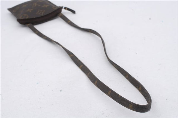 Auth Louis Vuitton Monogram Pochette Secret Shoulder Bag Pouch M45484 LV 4981D