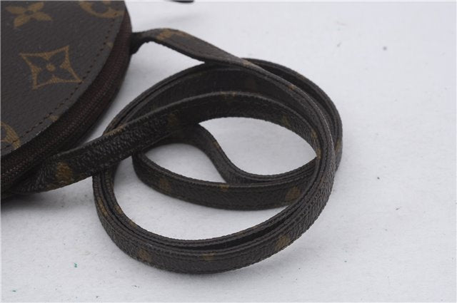 Auth Louis Vuitton Monogram Pochette Secret Shoulder Bag Pouch M45484 LV 4981D