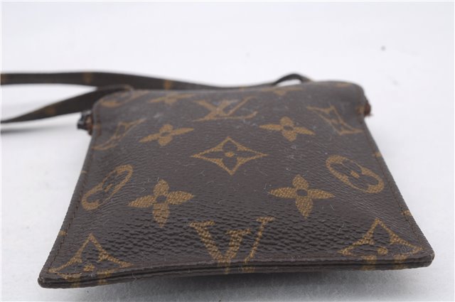 Auth Louis Vuitton Monogram Pochette Secret Shoulder Bag Pouch M45484 LV 4981D