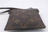 Auth Louis Vuitton Monogram Pochette Secret Shoulder Bag Pouch M45484 LV 4981D
